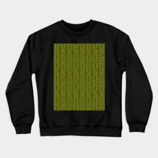 Kiwi and Lime Curly Swirlies Crewneck Sweatshirt